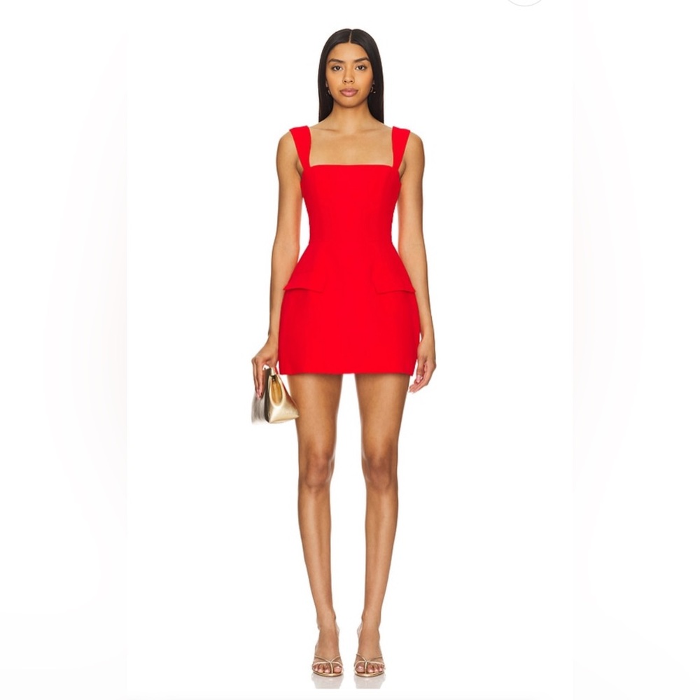 Amanda Uprichard Red Mini Dress